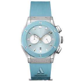 ساعت هابلوت آبی Hublot Classic Fusion Sky Blue 76-4