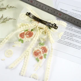 کلیپس مو زنانه مدل فرانسوی پاپیونی کد G_Lnd_3143