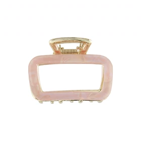 کلیپس زنانه طرح مکعبی شفاف