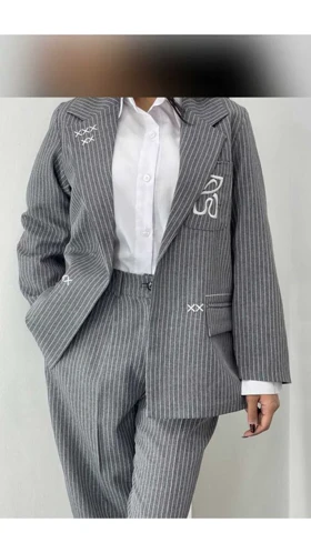 کت و شلوار دیپلمات گلدوزی 55280