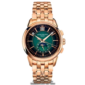 ساعت پتک فیلیپ صفحه سبز Patek Philippe Annual Calendar RGG1