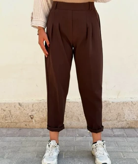 شلوار مام استایل دمپا پاکتی کد 30175