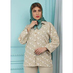 شومیز زنانه آلتونی طرح 1