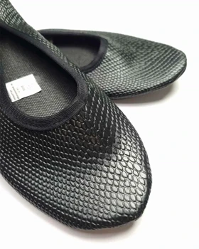 پاپوش زنانه پوست ماری سیلکا مشکی