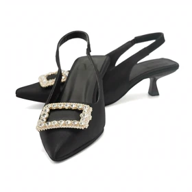 کفش مجلسی زنانه پاشنه‌دار 3 سانت مدل 400354 _ sandal valentino