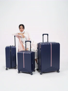 مجموعه 3 عددی چمدان رزمری مدل Rose Merry RL-203-3J_Black