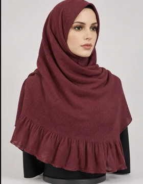 شال پلیسه پایین چین‌دار زنانه