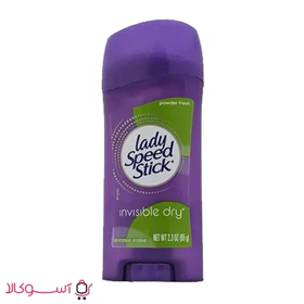 استیک ضد تعریق زنانه لیدی اسپید پایه بلند مدل powder fresh وزن 65 گرم