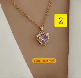 گردنبند طلایی زنانه آویزدار طرح طلا