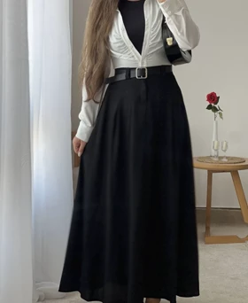 دامن کرپ گاباردین✨
