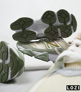 کفش کتانی زنانه سبز کرم NEW BALANCE 9060