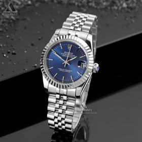 ساعت تمام استیل رولکس دیت جاست Rolex datejust SW2 (سورمه‌ای)