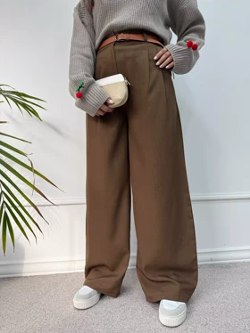 شلوار نیم بگ آیسل