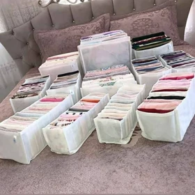 ارگانایزر کشو اقتصادی کد 105337-420رنگ سفید