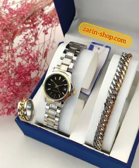 ست زنانه ساعت دستبند انگشتر 390500600