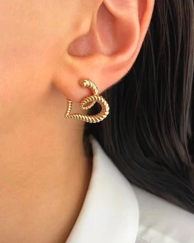 گوشواره قلب طنابی ژوپینگ