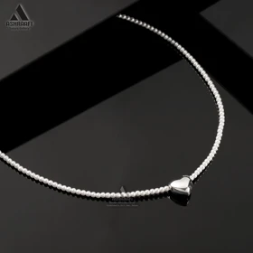 گردنبند مرواریدی Heart Necklace S1
