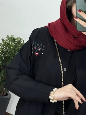 مانتو لینن گلدوزی سارگل