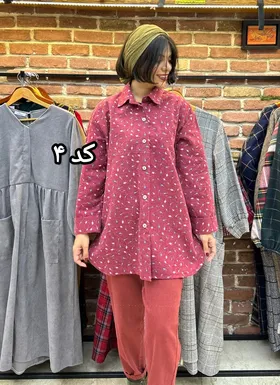 شومیز گل‌دار نسترن