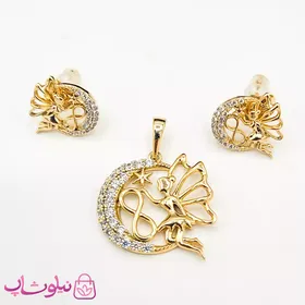 نیم ست زنانه ژوپینگ با طرح فرشته و بی نهایت