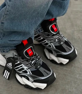 کتانی رانر آدیداس مشکی طوسی