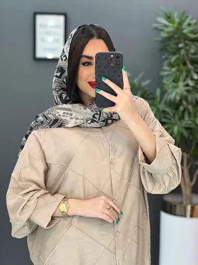 مانتو شومیزی لوزی دوزی