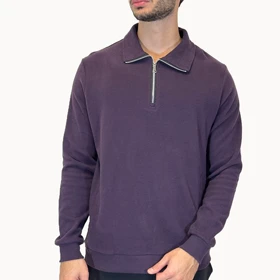 بلوز نیم زیپ یقه ایستاده(80194) HPLUS