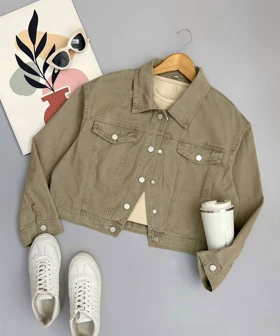 کت جین دو رنگ کد 3480