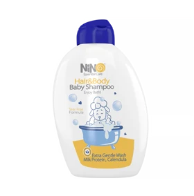شامپو کودک نینو | شوینده ملایم و بدون اشک مناسب کودکان مناسب استفاده روزانه حجم 300ml