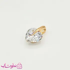 پلاک دخترانه ژوپینگ مدل قلب سفید