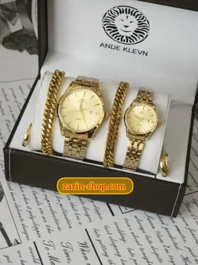 ست ساعت زنانه و مردانه الگانس و دستبند انگشتر