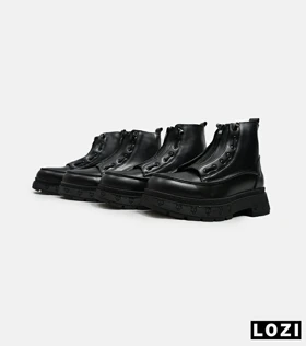 بوت ساق‌دار مشکی Naked Wolfe