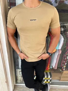 تیشرت Esprit کرم آستین کوتاه