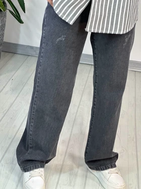 شلوار جین نیم بگ 1