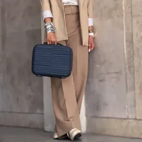 چمدان سایز آرایشی وارداتی هادایز مدل HADIZE - HZD192 XSMALL POLYPROPYLENE