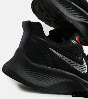 کفش کتانی مردانه و زنانه مشکی سفید قرمز NIKE Downshifter 13