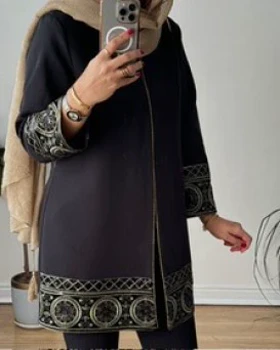مانتو کتی سوزن دوزی خاتون