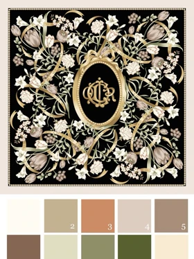 روسری ابریشم لنا