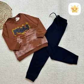 بلوز شلوار پسرانه دورس مدل PUBLS مناسب 1 تا 8 سال