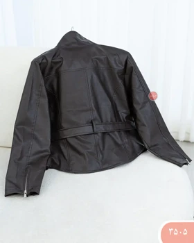 کت چرم یقه ایستاده 3505