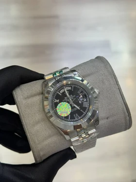 ساعت رولکس دیت جاست صفحه مشکی