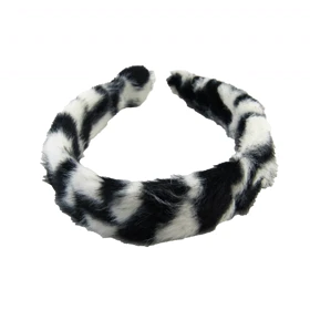 تل زنانه پشمی مدل گورخری