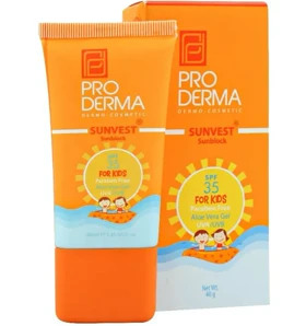 ضدآفتاب کودکان پرودرما SPF35 حجم 40گرم