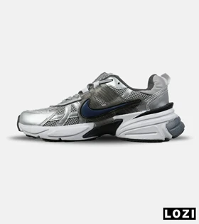 کفش کتانی مردانه و زنانه طوسی آبی Nike cushlon مدل 7573