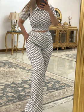 ست کراپ شلوار