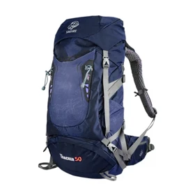 کوله پشتی کوهنوردی 50 لیتری صخره مدل Tracker-50 (سرمه‌ای)