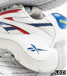 کفش کتانی سفید قرمز آبی مردانه reebok CROSS FIT