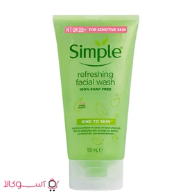 ژل شستشو صورت سیمپل مدل Refreshing حجم 150 میل
