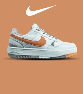 کفش مردانه و زنانه آبی طوسی نارنجی Nike Gama Force Sail مدل 6680