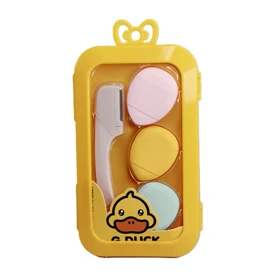 پد آرایشی انگشتی G.duck بسته 3 عددی به همراه تیغ اصلاح ابرو